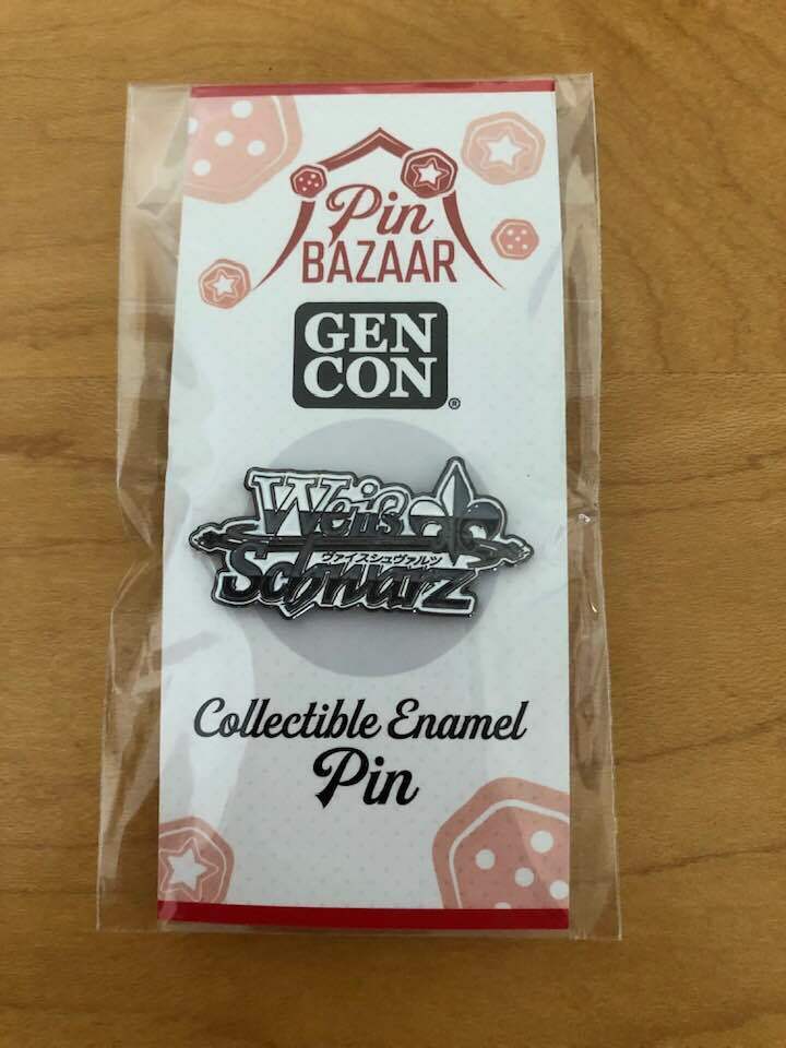 Pin Bazaar 2019 Gencon Weiss Schwarz